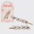 White Gemstone Bobby Pins