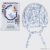 Bridgerton x Kitsch Breathable Satin Bonnet in Garden Toile