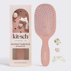 KitschPop️ Paddle Brush in Terracotta