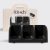 Black Self-Draining Soap Dish